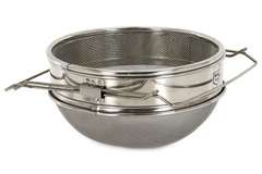 Sito podwójne do miodu, nierdzewne, wypukłe "Premium" Sito podwójne do miodu, nierdzewne, wypukłe "Premium"