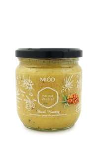 Miód z Rokitnikiem 500g Pszczele Złoto Łukasiewicz® Miód z Rokitnikiem 500g Pszczele Złoto Łukasiewicz®