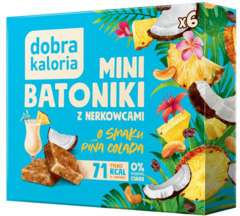 Mini Batoniki z nerkowców, bez cukru, smak Pina Colada Mini Batoniki z nerkowców, bez cukru, smak Pina Colada