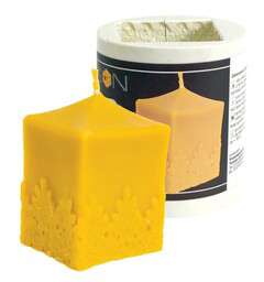 Forma silikonowa KOSTKA Z KORONKĄ 10cm Forma silikonowa KOSTKA Z KORONKĄ 10cm