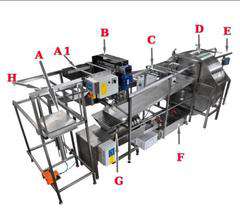 Automatyczna linia do wirowania miodu - pełna wersja Automatyczna linia do wirowania miodu - pełna wersja
