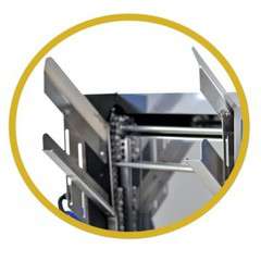 Prowadnice do ramek w odsklepiarce ręcznej - OPCJA C Prowadnice do ramek w odsklepiarce ręcznej - OPCJA C