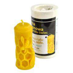 Forma silikonowa - ŚWIECA Z PLASTREM MAŁA 7 cm Forma silikonowa - ŚWIECA Z PLASTREM MAŁA 7 cm