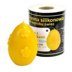 Forma silikonowa - JAJKO Z KWIATKAMI 6 cm Forma silikonowa - JAJKO Z KWIATKAMI 6 cm