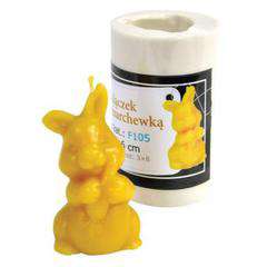 Forma silikonowa - ZAJĄCZEK Z MARCHEWKĄ 6 cm Forma silikonowa - ZAJĄCZEK Z MARCHEWKĄ 6 cm