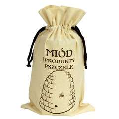 Woreczek ekologiczny na 1 słoik 900 lub 500 ml miód Woreczek ekologiczny na 1 słoik 900 lub 500 ml miód