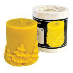 Forma silikonowa - WALEC MAŁY Z CHOINKAMI 7,5 cm Forma silikonowa - WALEC MAŁY Z CHOINKAMI 7,5 cm