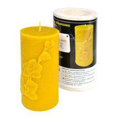 Forma silikonowa - WALEC Z ORCHIDEĄ DUŻY 13 cm Forma silikonowa - WALEC Z ORCHIDEĄ DUŻY 13 cm