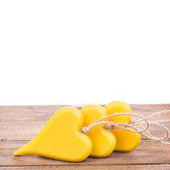 Zawieszka woskowa (1 szt.) - SERCE MAŁE Zawieszka woskowa (1 szt.) - SERCE MAŁE