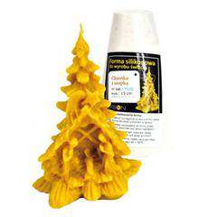 Forma silikonowa - CHOINKA Z SZOPKĄ 16 cm Forma silikonowa - CHOINKA Z SZOPKĄ 16 cm