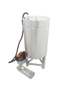 Topiarka na bazie nierdzewnego odstojnika 70 L z wytwornicą pary Topiarka na bazie nierdzewnego odstojnika 70 L z wytwornicą pary