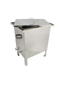 Topiarka do wosku nierdzewna mała z uszczelką wodną + palnik gazowy GRATIS Topiarka do wosku nierdzewna mała z uszczelką wodną + palnik gazowy GRATIS