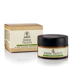 Krem tłusty z wit. F na bazie naturalnego wosku pszczelego Krem tłusty z wit. F na bazie naturalnego wosku pszczelego