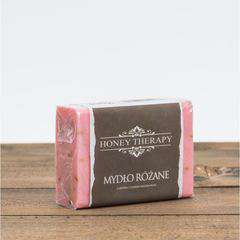 Mydło różane z miodem Honey Therapy kostka 100g Mydło różane z miodem Honey Therapy kostka 100g