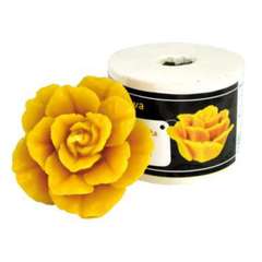 Świeca woskowa- pąsowa róża Świeca woskowa- pąsowa róża