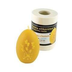 Forma silikonowa Jajo z baziami- wysokośc 7,5cm Forma silikonowa Jajo z baziami- wysokośc 7,5cm
