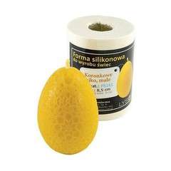Forma silikonowa koronkowe - jajko małe - wysokość 8,5cm Forma silikonowa koronkowe - jajko małe - wysokość 8,5cm