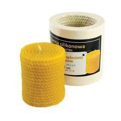 Forma silikonowa walec opleciony sznurkiem wysokość 7cm Forma silikonowa walec opleciony sznurkiem wysokość 7cm
