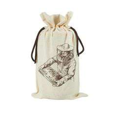 Woreczek ekologiczny na 1 słoik 900/500 - pszczelarz Woreczek ekologiczny na 1 słoik 900/500 - pszczelarz