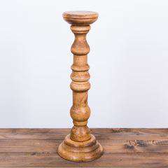 Świecznik drewniany brązowy 42cm Świecznik drewniany brązowy 42cm