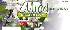 Etykiety na miód akacjowy opakowanie 100szt Etykiety na miód akacjowy opakowanie 100szt