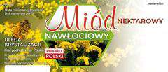 Etykiety na miód nektarowy nawłociowy opakowanie 100 szt Etykiety na miód nektarowy nawłociowy opakowanie 100 szt