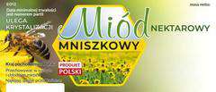 Etykiety na miód nektarowy mniszkowy opakowanie 100 szt Etykiety na miód nektarowy mniszkowy opakowanie 100 szt