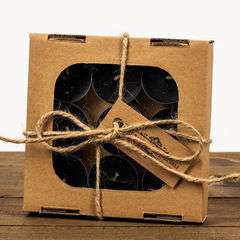 Zestaw świec 9 szt czarny Zestaw świec 9 szt czarny