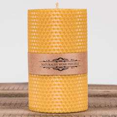 Świeca z węzy pszczelej 14 cm Świeca z węzy pszczelej 14 cm