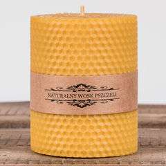 Świeca z węzy pszczelej 10cm Świeca z węzy pszczelej 10cm