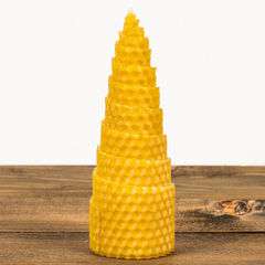 Świeca z węzy pszczelej choinka Świeca z węzy pszczelej choinka