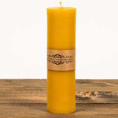 Świeca woskowa walec cienki kolor naturalny Świeca woskowa walec cienki kolor naturalny