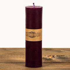 Świeca woskowa Walec Cienki Fioletowy Świeca woskowa Walec Cienki Fioletowy