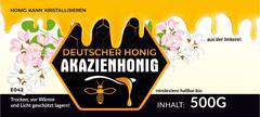 Etykiety niemieckojęzyczne na miód Akacjowy Akazienhonig 100 szt Etykiety niemieckojęzyczne na miód Akacjowy Akazienhonig 100 szt