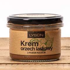 Krem orzech laskowy z pyłkiem pszczelim 200g Krem orzech laskowy z pyłkiem pszczelim 200g