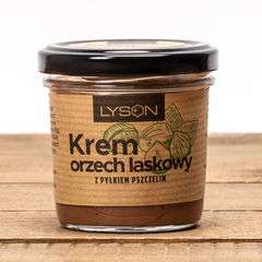 Krem orzech laskowy z pyłkiem pszczelim 100g Krem orzech laskowy z pyłkiem pszczelim 100g