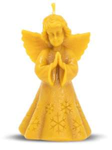 Forma silikonowa - Anioł ze śnieżynką duży Forma silikonowa - Anioł ze śnieżynką duży