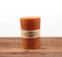 Świeca woskowa walec średni Brąz Świeca woskowa walec średni Brąz