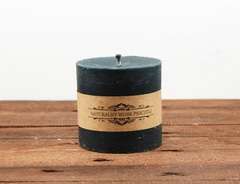 Świeca woskowa walec mały czarny Świeca woskowa walec mały czarny