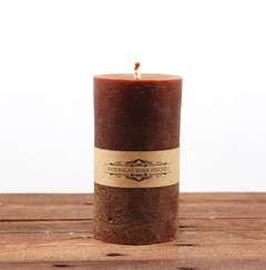 Świeca woskowa Walec Duży Brązowy Świeca woskowa Walec Duży Brązowy