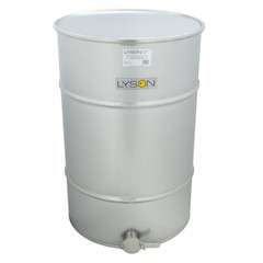 Odstojnik nierdzewny 200L na bazie beczki, zawór nierdz. 2" Odstojnik nierdzewny 200L na bazie beczki, zawór nierdz. 2"