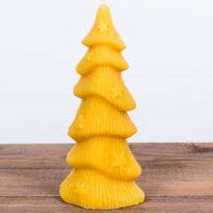 Świeca woskowa choinka z gwiazdkami Świeca woskowa choinka z gwiazdkami