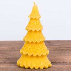 Świeca woskowa Choinka zdobiona mała Świeca woskowa Choinka zdobiona mała