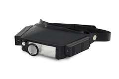 Lupa z opaską na głowę i z podświetleniem Lupa z opaską na głowę i z podświetleniem