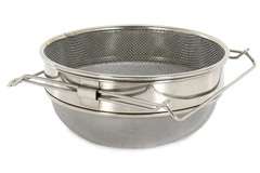 Sito podwójne nierdzewne wypukłe SILVER Sito podwójne nierdzewne wypukłe SILVER