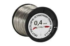 Drut pszczelarski ocynkowany 0,4 mm - 250 g Drut pszczelarski ocynkowany 0,4 mm - 250 g