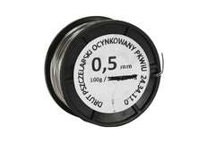 Drut pszczelarski ocynkowany 0,5 mm - 100 g Drut pszczelarski ocynkowany 0,5 mm - 100 g