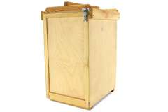 Transporter do ramek ze sklejki z drewnianą rączką, 5 ramek - warszawski posze./warszawski zwykły  Transporter do ramek ze sklejki z drewnianą rączką, 5 ramek - warszawski posze./warszawski zwykły