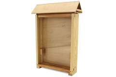 Ul pokazowy, demonstracyjny 1-ramkowy z plexi na ramkę warszawską poszerzaną Ul pokazowy, demonstracyjny 1-ramkowy z plexi na ramkę warszawską poszerzaną