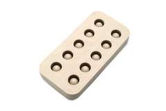 Szablon silikonowy do wyrobu 10 miseczek matecznikowych Szablon silikonowy do wyrobu 10 miseczek matecznikowych